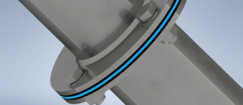 flange gasket placement