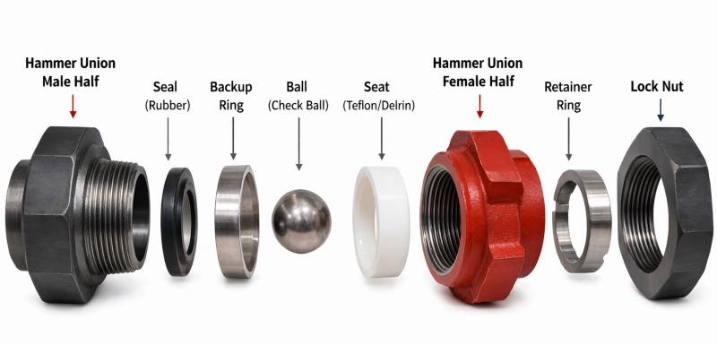 hammer union parts explained