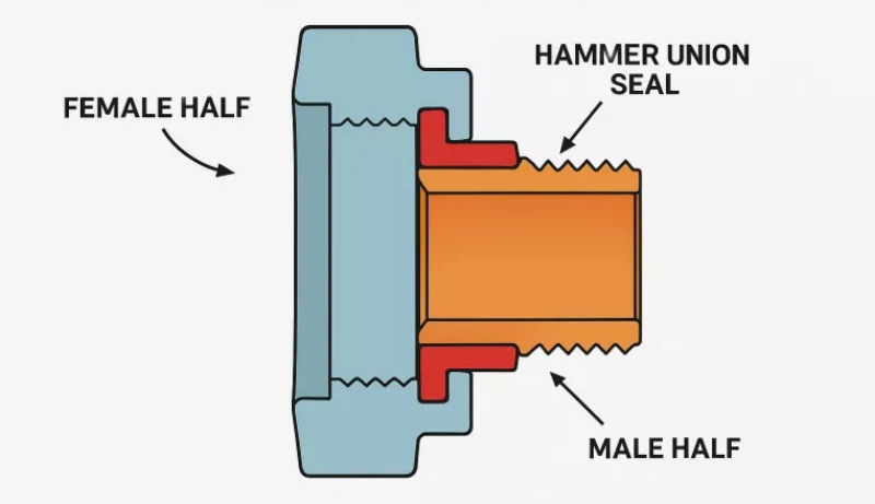 hammer unions fit and seal