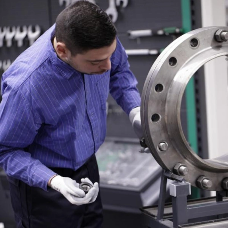 how to install a flange​