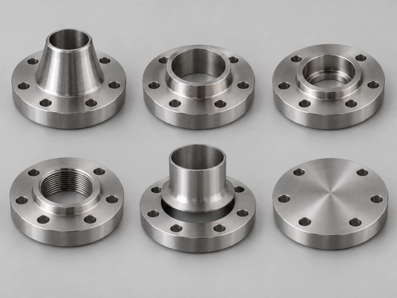 six common types of pipe flanges