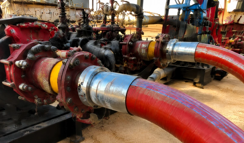 vibrator hose mud pump discharge connection