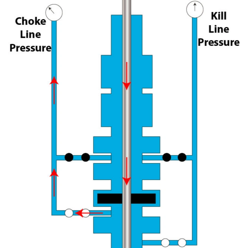 how choke and kill lines work