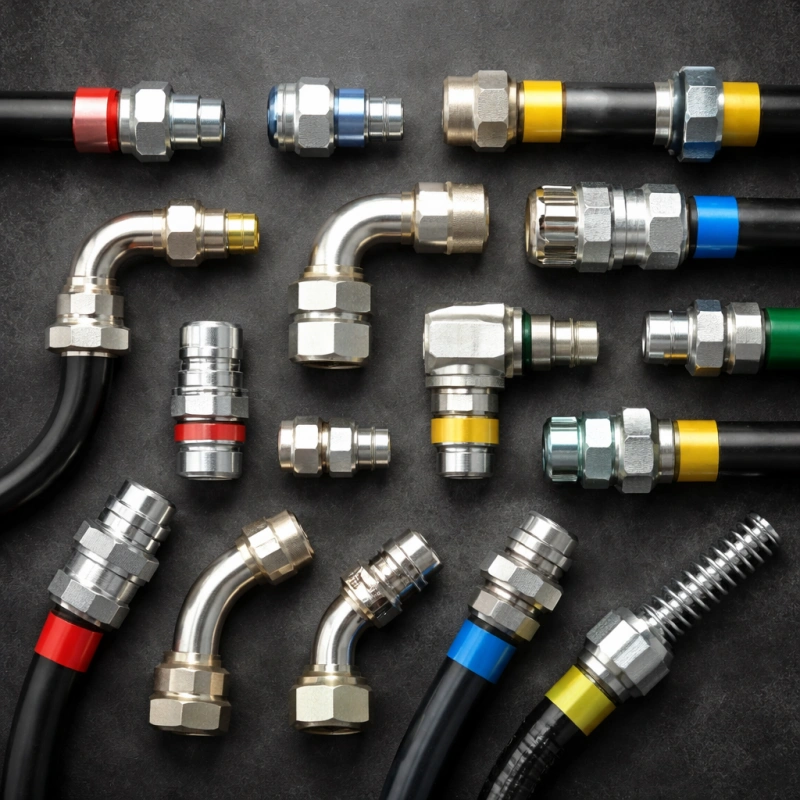 hydraulic hose connector types