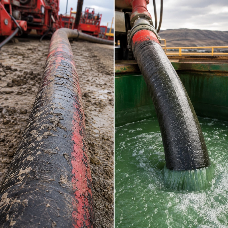 abrasion and chemical resistance in acid frac hoses