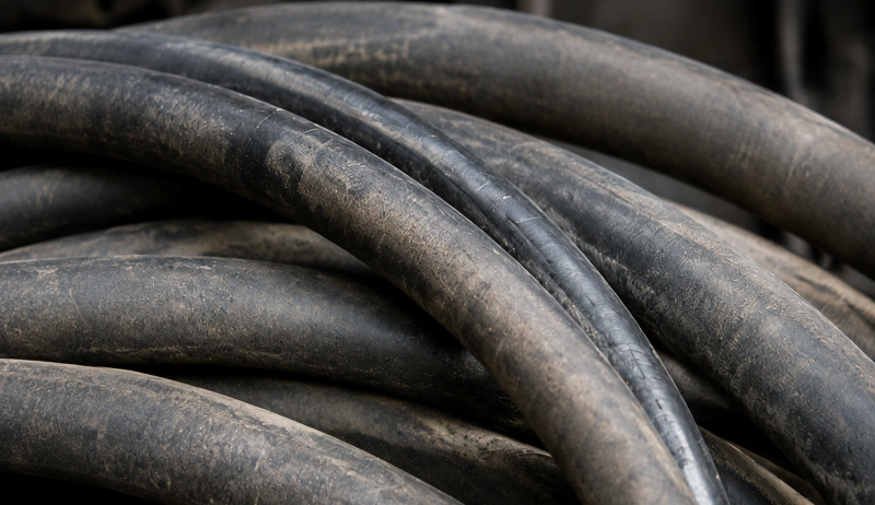 drilling hose bend radius routing inspection