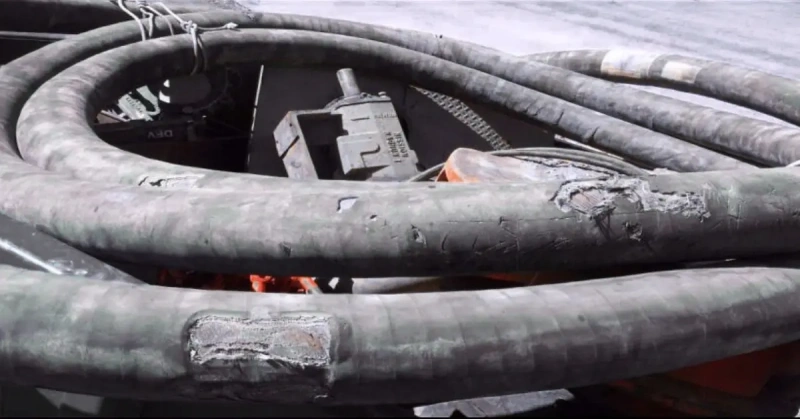 drilling hose external abrasion
