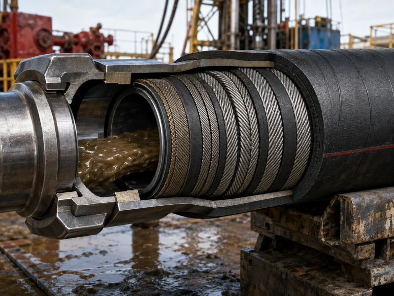 how a rotary drilling hose is built