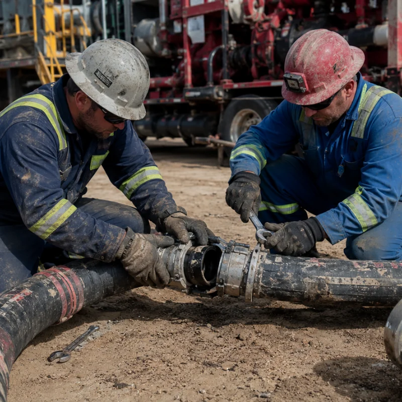 how to repair a frac hose
