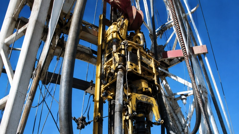 rotary drilling hose on rig equipment