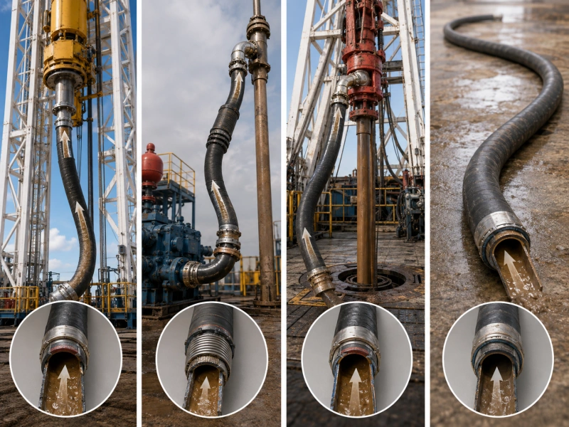 rotary hose vs vibrator hose vs kelly hose vs mud hose