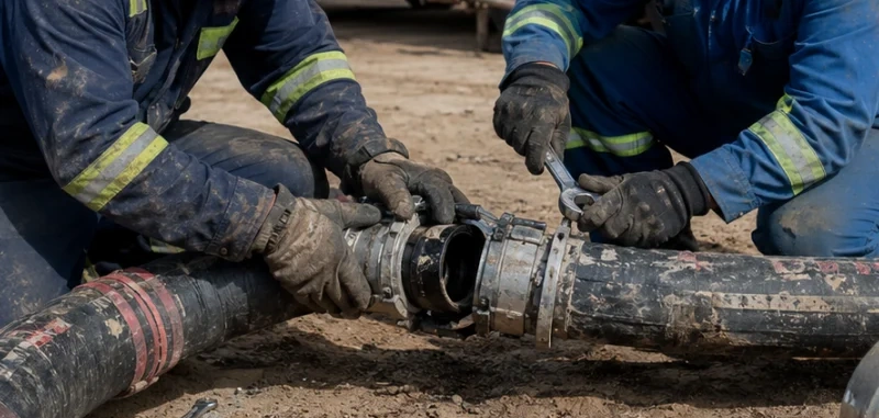 visual checks for oilfield hose damage