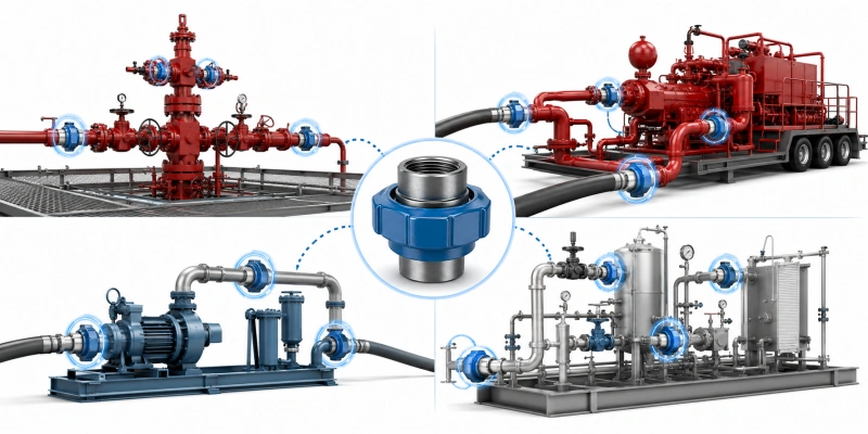 application of hammer union pipe fittings