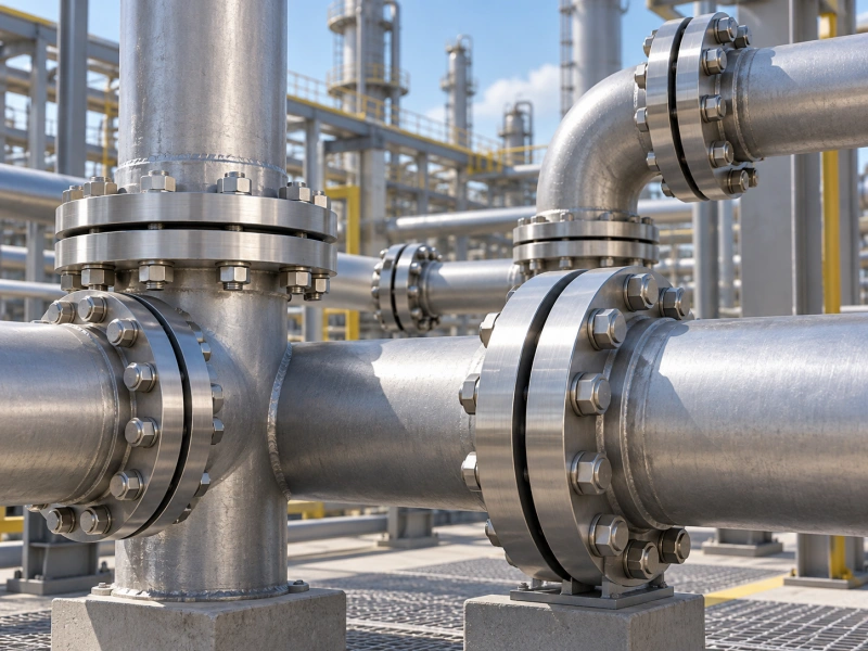 asme pipe flanges in refinery piping system