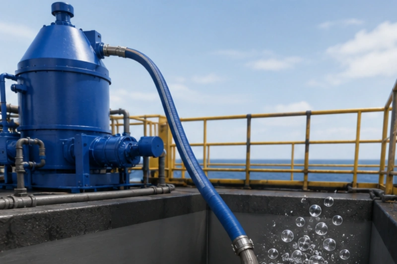 degassing hose role