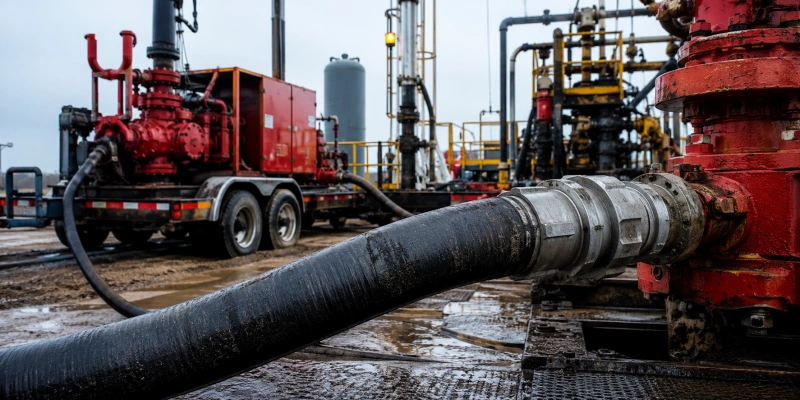frac hose for oil production