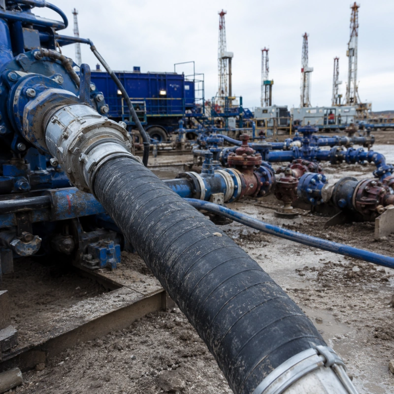 frac hose for shale gas operation