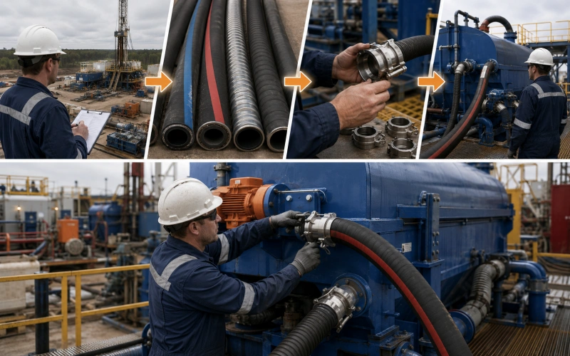 mud degasser hose selection process