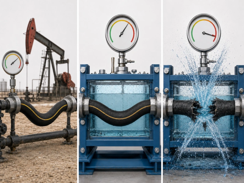 working test burst pressure diagram