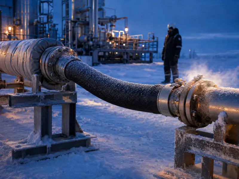 cold ambient with warm process fluid