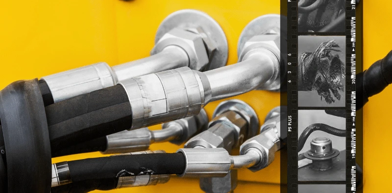 common hydraulic hose failure types