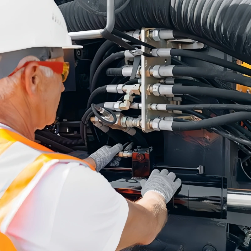 hydraulic hose maintenance