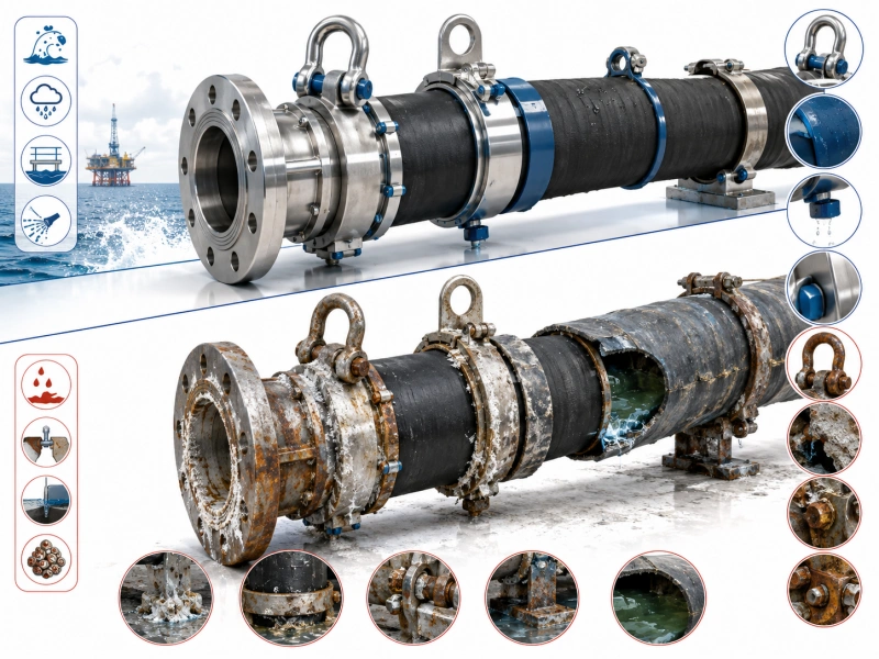 design for salt spray weather and dissimilar metals